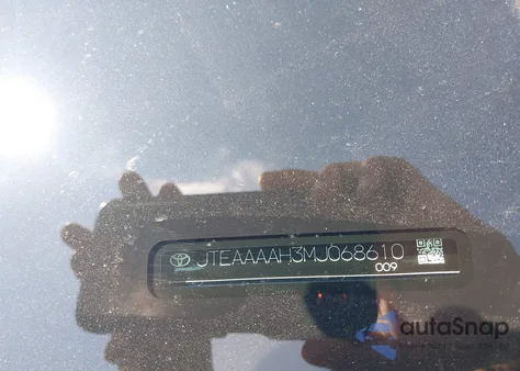 2021 Toyota Venza Xle из США, поврежденный, VIN JTEAAAAH3MJ068610